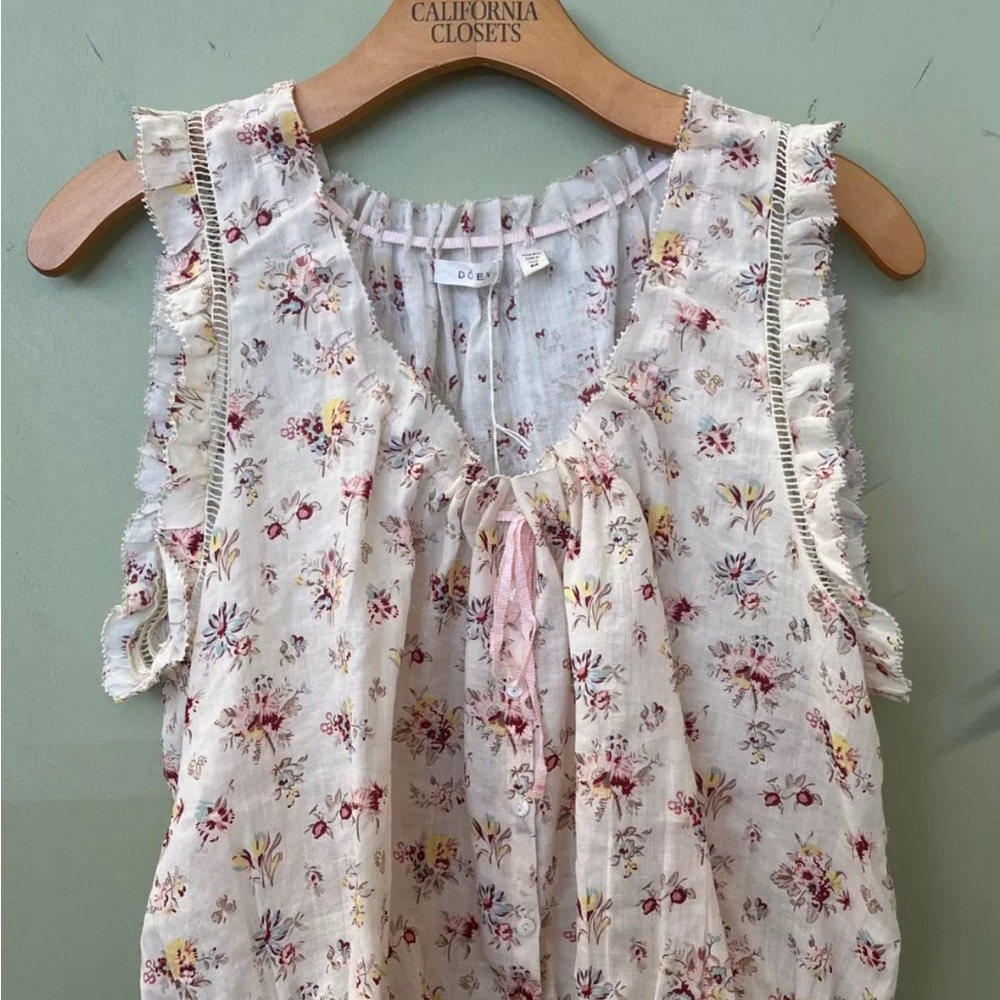 Doen Floral Traveler Top - size M